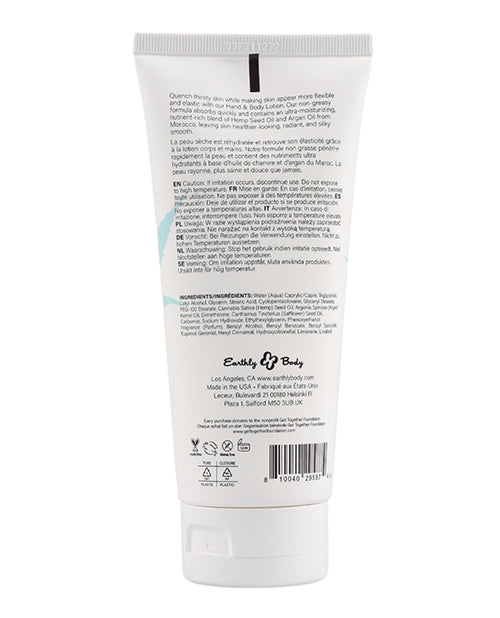 Earthly Body Hand & Body Lotion - 7oz Tube Tropical Monoi - LUST Depot