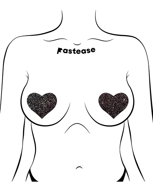 Pastease All Sparkle Heart - Black O/s - LUST Depot