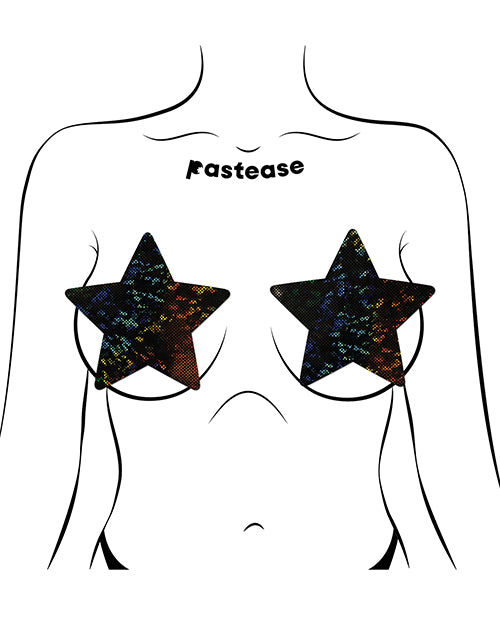 Pastease Coverage Disco Star - Black O/s - LUST Depot