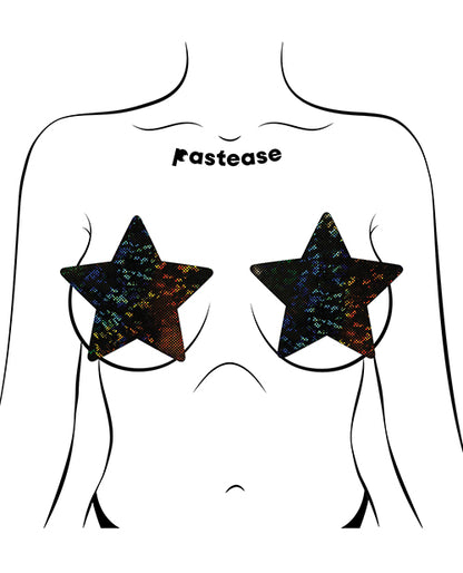 Pastease Coverage Disco Star - Black O/s - LUST Depot