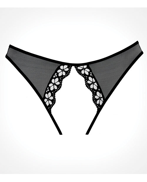 Adore Mirabelle Plum Panty Black O/s - LUST Depot