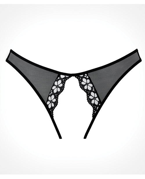 Adore Mirabelle Plum Panty Black O/s - LUST Depot