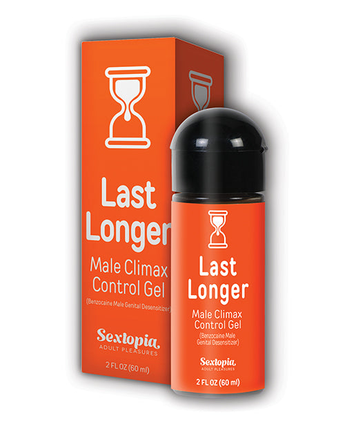 Sextopia Last Longer Male Climax Control Gel - 2 oz Bottle - LUST Depot