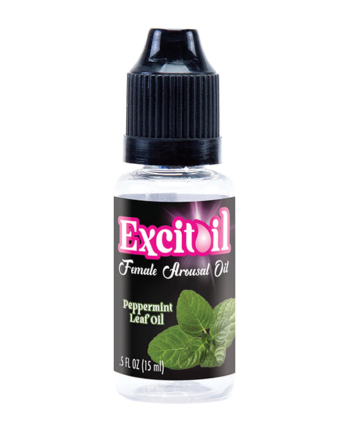 Body Action Peppermint Arousal Oil - .5 Oz Bottle Carded - LUST Depot