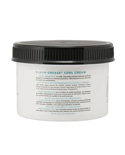 Elbow Grease Cool Cream - 9 Oz Jar - LUST Depot