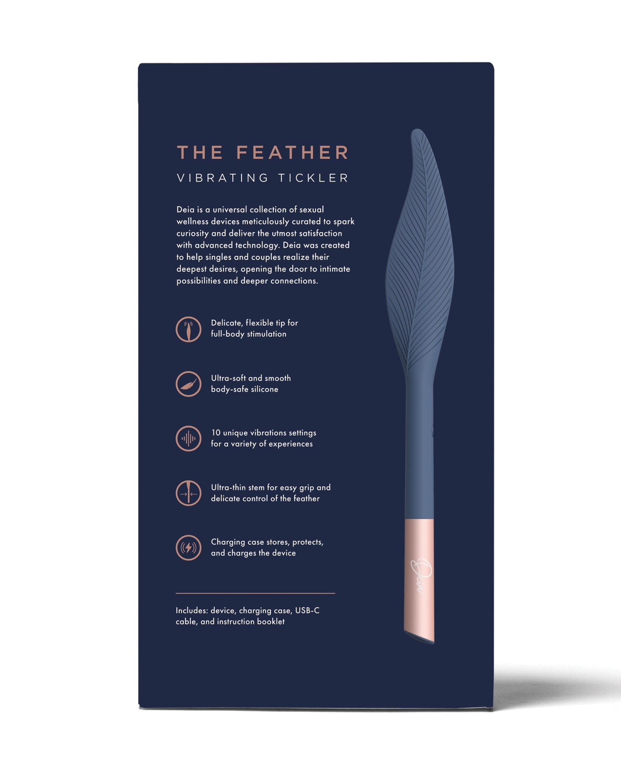 Deia the Feather w/Charging Case - Navy