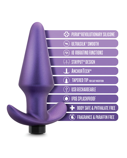 Blush Anal Adventures Matrix Interstellar Plug - Astro Violet - LUST Depot