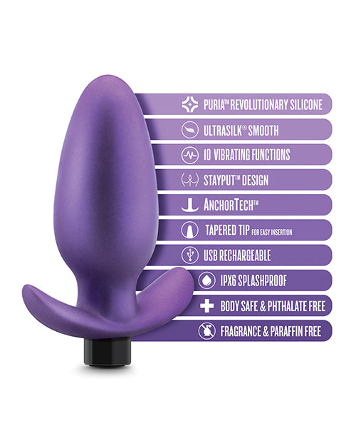 Blush Anal Adventures Matrix Excelsior Plug - Astro Violet - LUST Depot