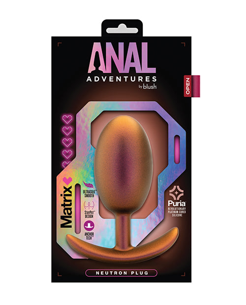 Blush Anal Adventures Matrix Neutron Plug - Copper - LUST Depot