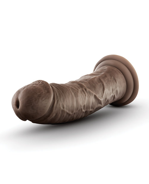 Blush Dr. Skin Silicone Dr. Shepherd 8" Dildo w/Suction Cup - Chocolate