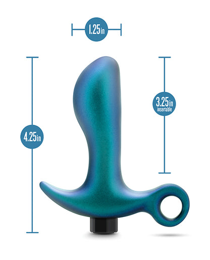 Blush Anal Adventures Matrix Teleportation Plug - Lunar Blue - LUST Depot