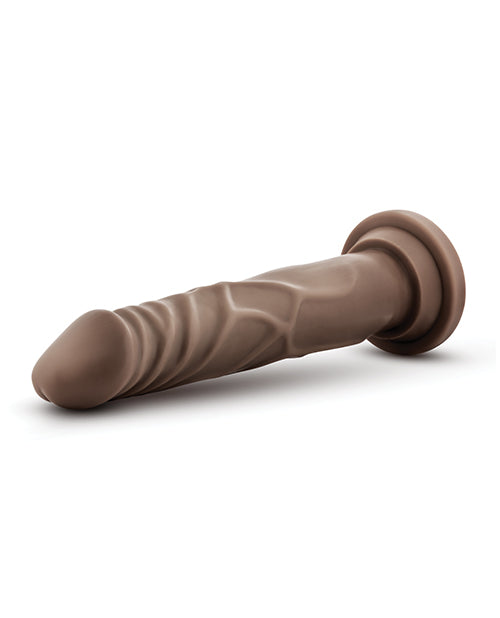 Blush Dr. Skin 7.5" Basic Realistic Cock - Chocolate