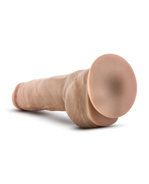 Blush Au Natural 10" Big Boy Realistic Dildo w/Balls - Vanilla