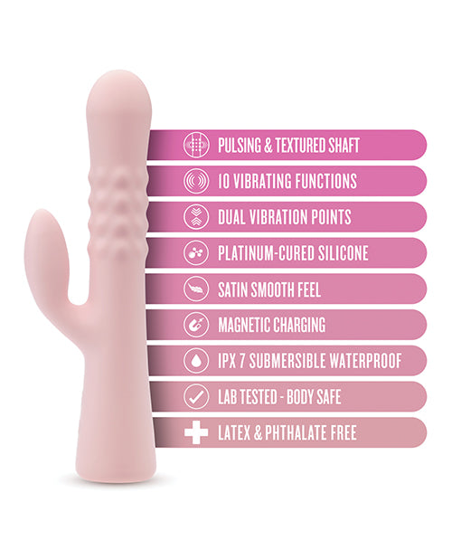 Blush Jaymie Rabbit Vibrator - Pink - LUST Depot