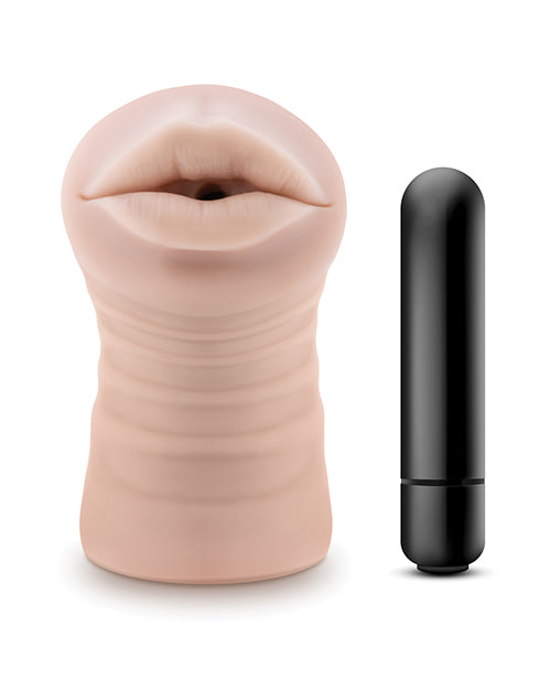 Blush EnLust Mouth Stroker w/Vibrating Bullet - Nicole - LUST Depot