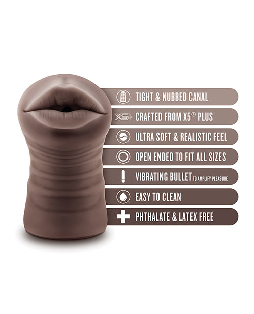 Blush EnLust Mouth Stroker w/Vibrating Bullet - Krystal - LUST Depot