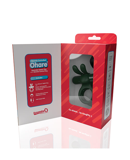 Screaming O Ohare Remote Controlled Vibrating Ring - Green - LUST Depot