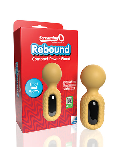 Screaming O Rebound Compact Power Wand - Bumblee Yellow