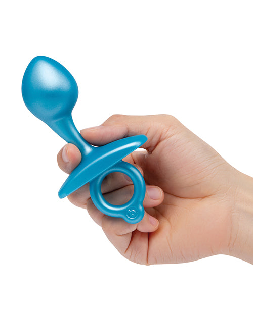 B-Vibe Butties Bulb Tapered Prostate Plug - Blue