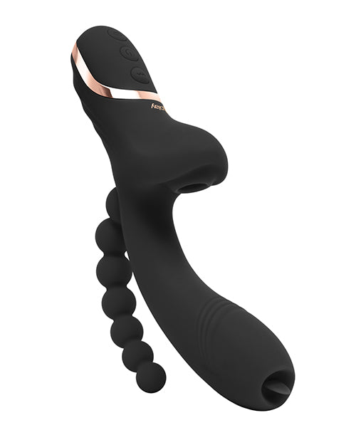 Xgen Bodywand G-play Triple Stimulation Squirt Trainer - Black - LUST Depot