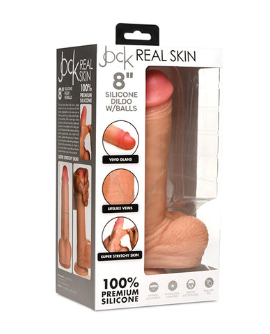 Curve Toys Jock Real Skin Silicone 8