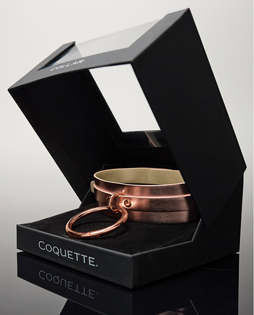 Pleasure Collection Adjustable Collar - Rose Gold - LUST Depot