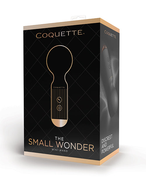 Coquette The Small Wonder Mini Wand - Black/rose Gold - LUST Depot