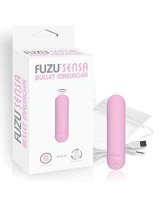 Fuzu Sensa Activated Rechargeable Bullet Massager - Pastel Pink