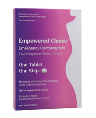 Versea Empowered Choice Emergency Contraception Display Unit - 1.5 mg Tablet Display of 6