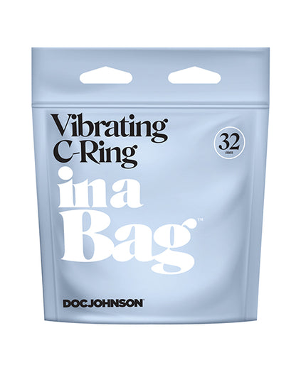 In A Bag Vibrating C-ring - Black - LUST Depot