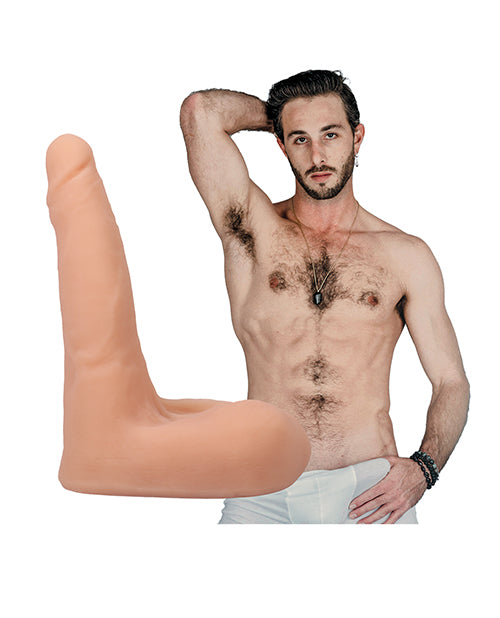 Signature Cocks Ultraskyn 7" Cock W/removable Vac-u-lock Suction Cup - Lucas Frost