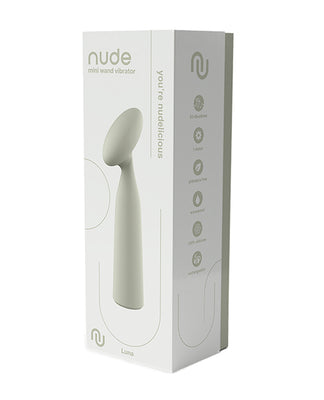 NUDE Luna Rechargeable Mini Wand Vibe - Mint