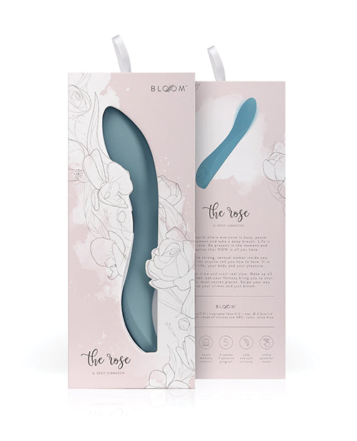 Bloom The Rose G-spot Vibrator - Teal - LUST Depot