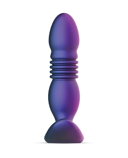 Hueman Supernova Thrusting Butt Plug - Purple