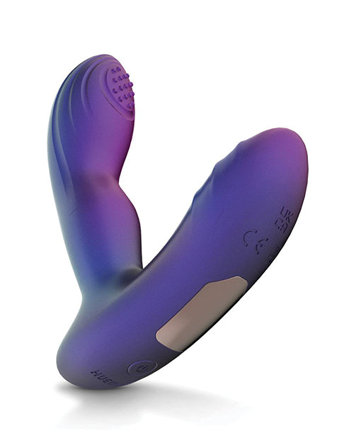 Hueman Galaxy Tapping Butt Plug - Purple