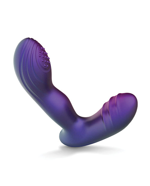 Hueman Galaxy Tapping Butt Plug - Purple - LUST Depot