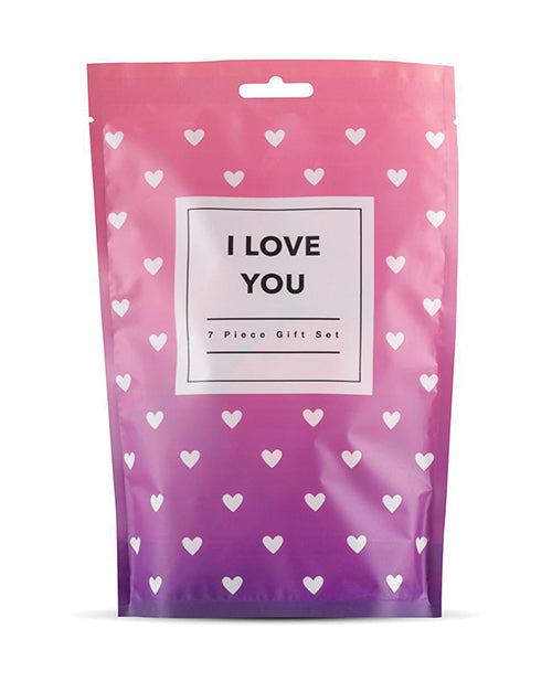 Loveboxxx I Love You 7 Pc Gift Set - Red - LUST Depot