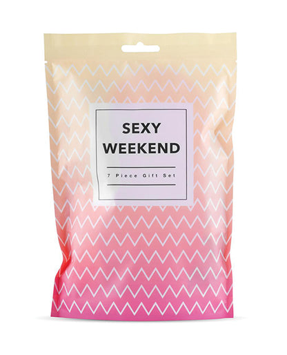 Loveboxxx Sexy Weekend 7 Pc Gift Set - Pink - LUST Depot