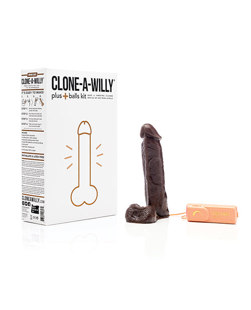 Clone-A-Willy Plus+ Balls Kit - Deep Skin Tone - LUST Depot