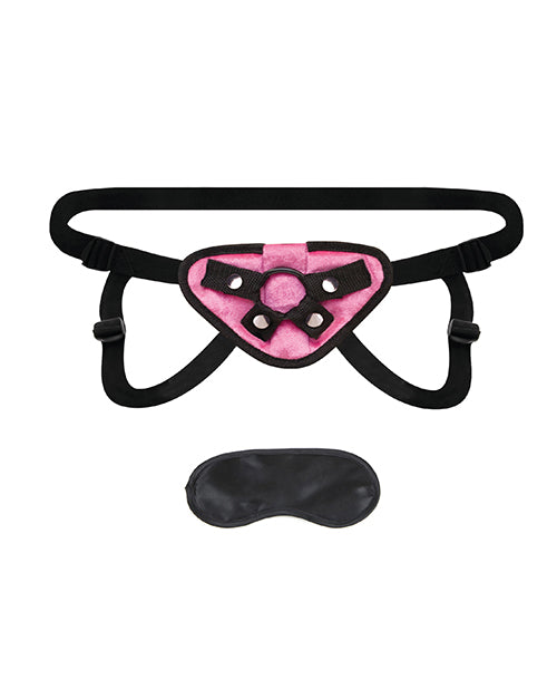 Lux Fetish Strap On Harness - Pink - LUST Depot