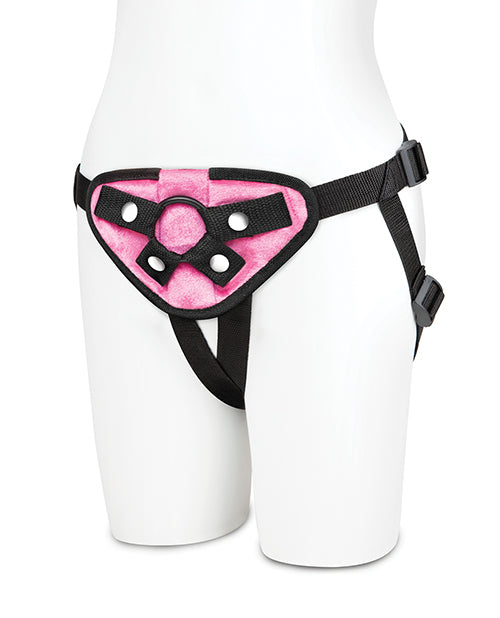 Lux Fetish Strap On Harness - Pink - LUST Depot