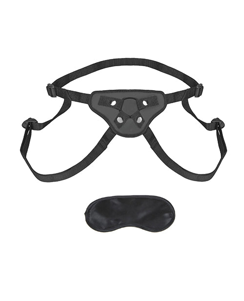 Lux Fetish Beginners Strap On Harness - Black - LUST Depot