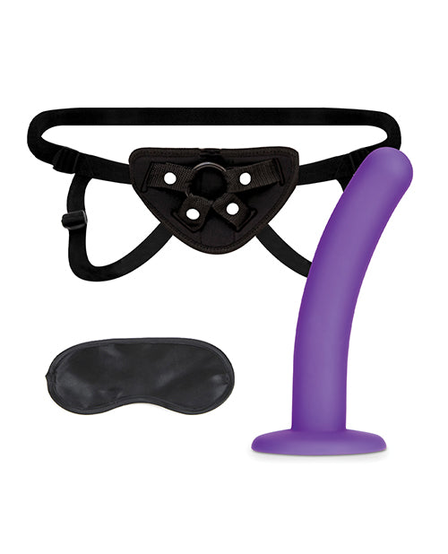 Lux Fetish 5" Dildo W/strap On Harness Set - LUST Depot