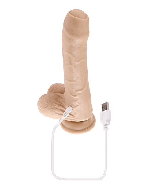 Evolved Peek A Boo Vibrating Dildo - Ivory - LUST Depot