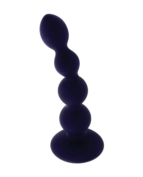 Purple Pleasure Orbit Remote Controlled Anal Vibe - Purple - LUST Depot