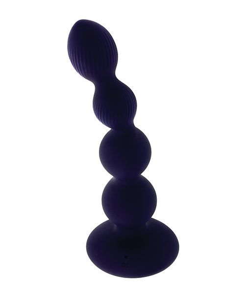 Purple Pleasure Orbit Remote Controlled Anal Vibe - Purple - LUST Depot