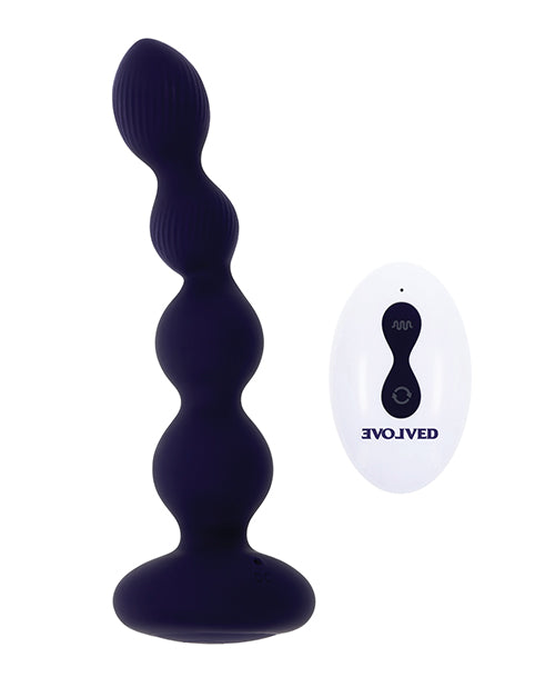 Purple Pleasure Orbit Remote Controlled Anal Vibe - Purple - LUST Depot