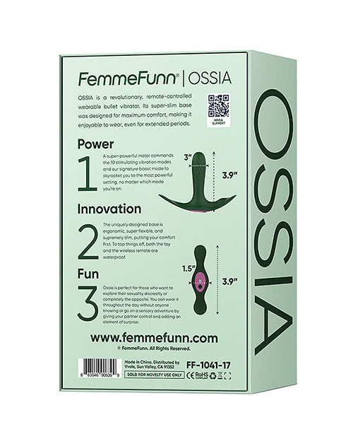 Femme Funn Ossia Wearable Vibrator - Dark Green - LUST Depot