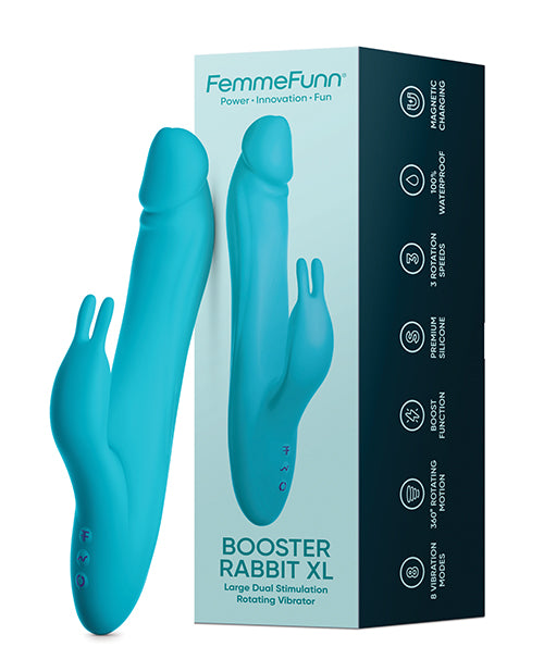 Femme Funn Booster Rabbit XL - Turquoise - LUST Depot