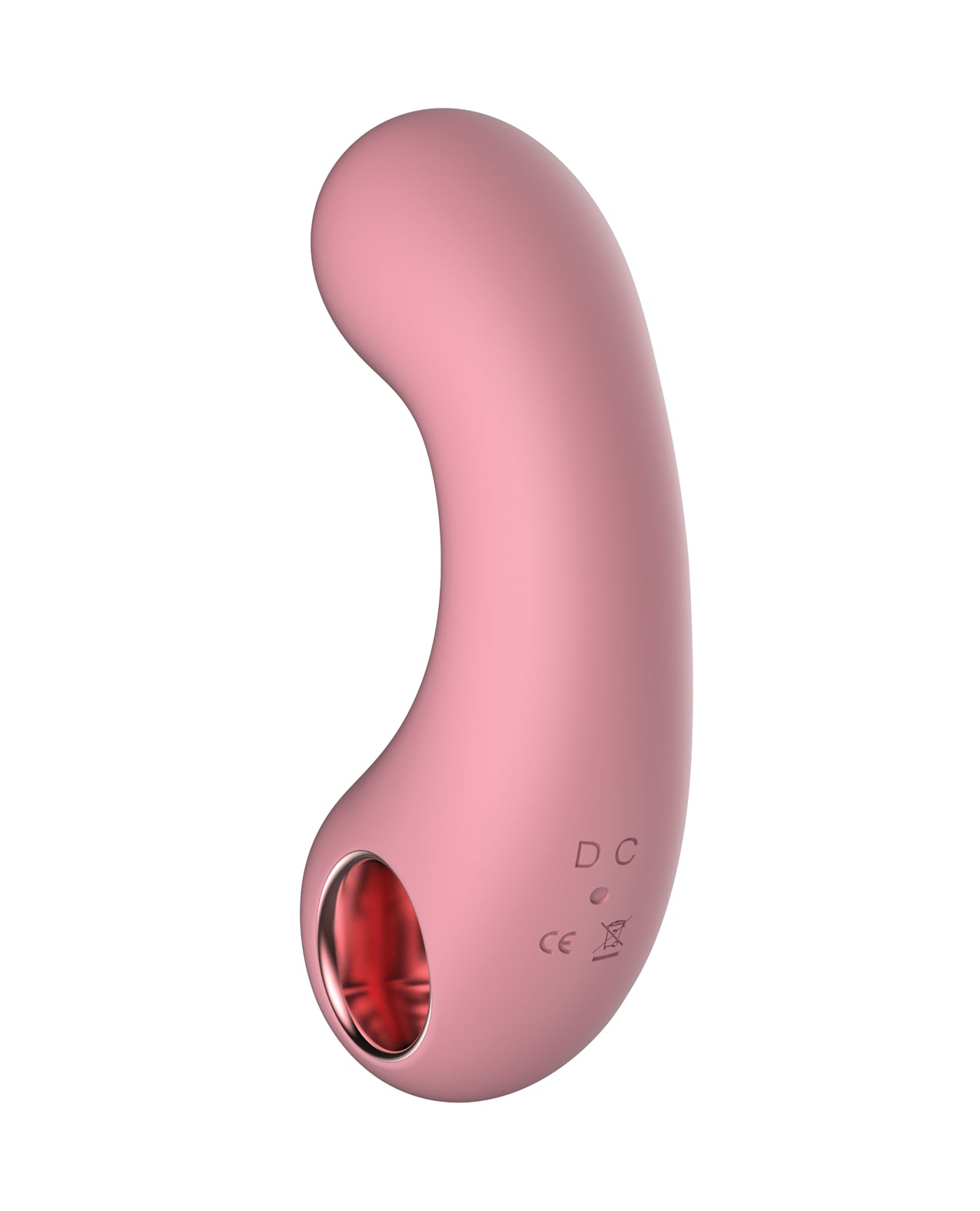 Luv Inc. Curved Vibrator - Light Pink - LUST Depot